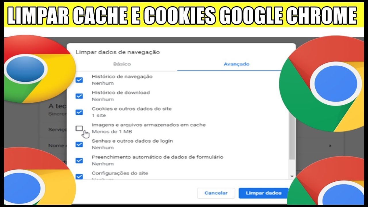 Atualize o Google Chrome: Verifique se você está usando a versão mais recente do Chrome.
Limpe o cache e os cookies: Limpe os dados de navegação para eliminar arquivos temporários que podem estar causando travamentos.