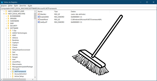 Limpar o registro do Windows
Realizar uma instalação limpa do sistema operacional