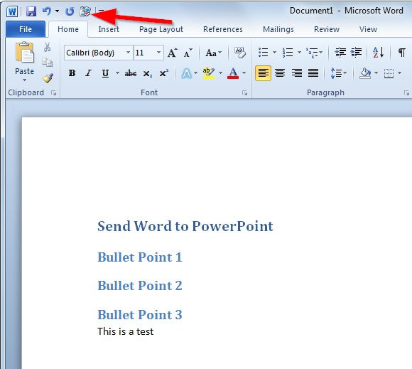 Microsoft PowerPoint
Microsoft Word