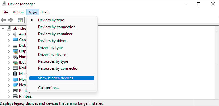 Pressione as teclas Windows + X e selecione Gerenciador de Dispositivos.
Expanda a categoria do dispositivo com problemas (como placa de vídeo).