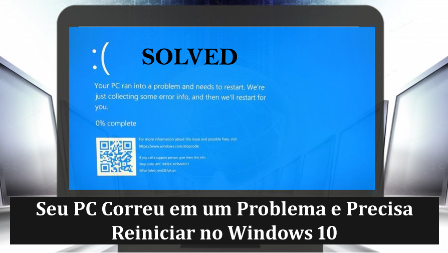 Se algum problema for encontrado, o Windows tentará corrigi-lo.
Reinicie o computador e verifique se o erro foi corrigido.