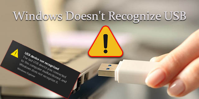 Se o USB for detectado, isso indica que o problema não está no dispositivo USB.
Se o USB não for detectado, tente usar outro cabo USB ou porta USB.