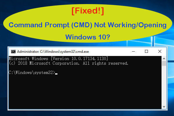 Sintoma: O CMD não abre no Windows 10
Possíveis causas: Problemas de corrupção de arquivos, alterações incorretas nas configurações do sistema, conflitos com programas de terceiros