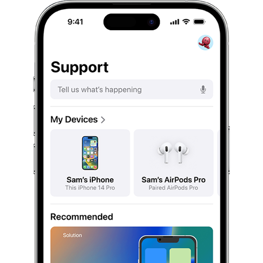 Visite o site de suporte da Apple.
Entre em contato com o suporte técnico da Apple para obter assistência adicional.
